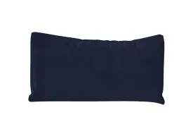 Lumbar Cushions 50 x 35 cm Dark Blue Velvet