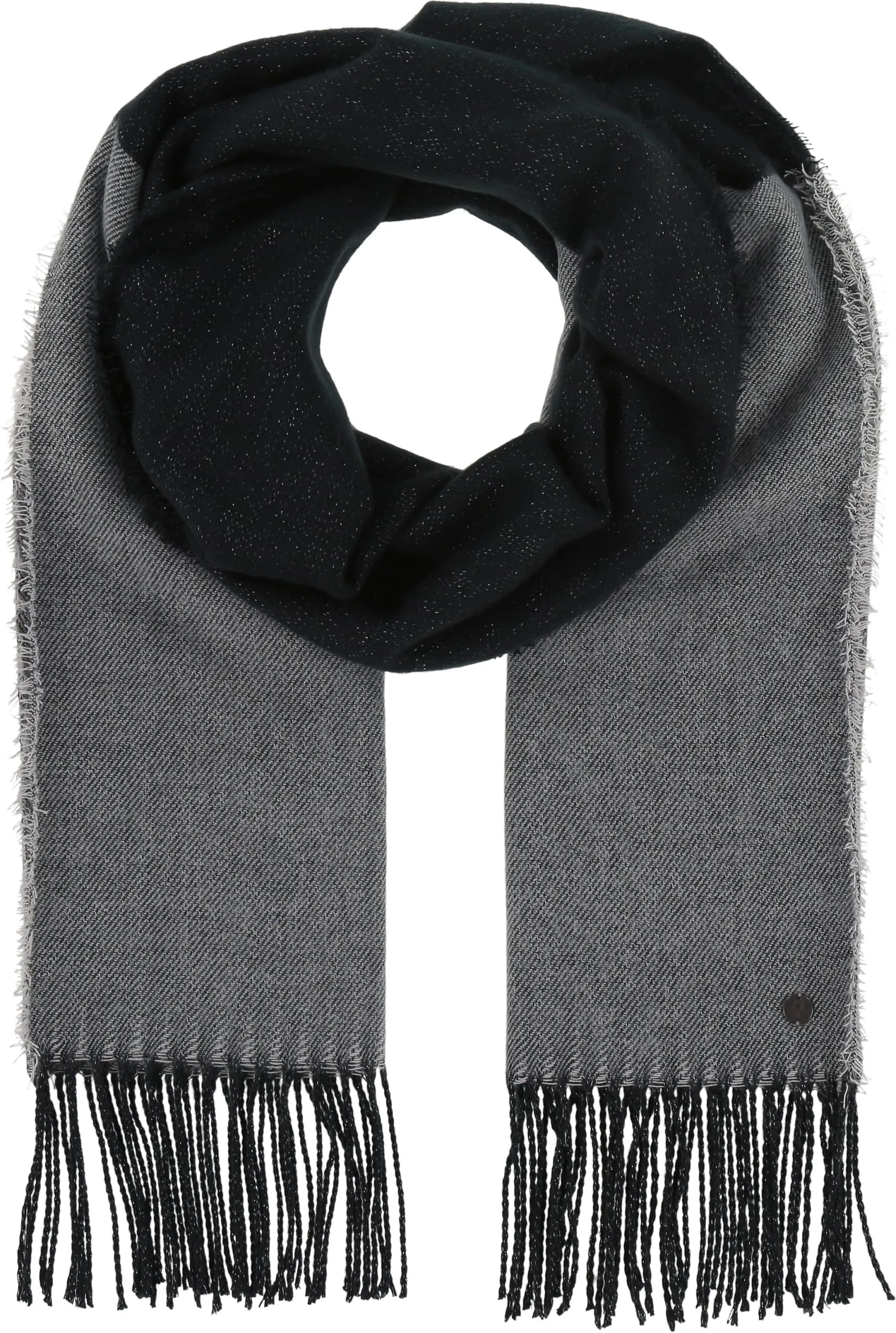 Lurex Twill Blocks Scarf