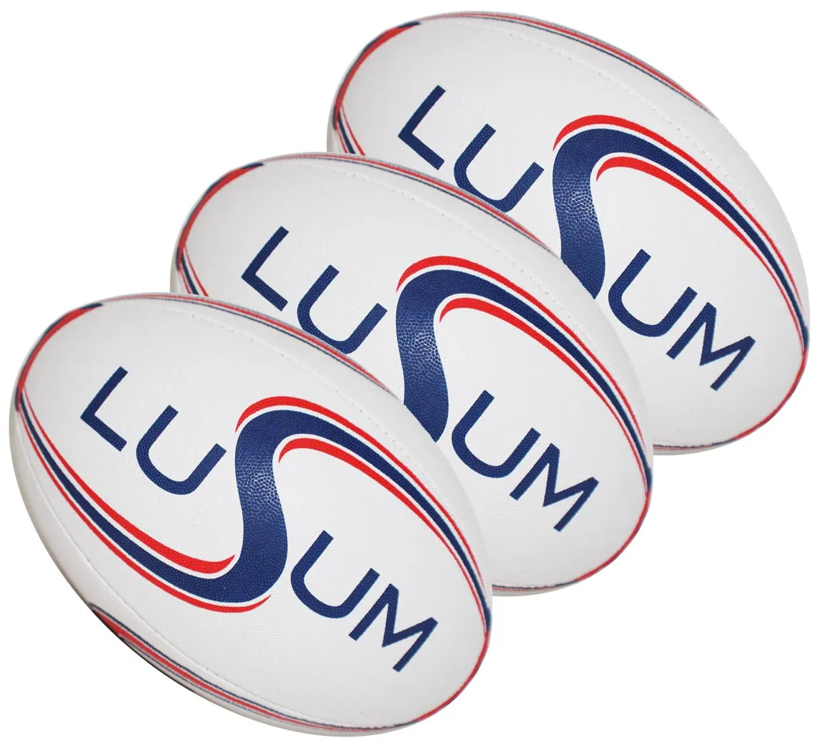 Lusum Munifex Rugby Ball 3 Pack