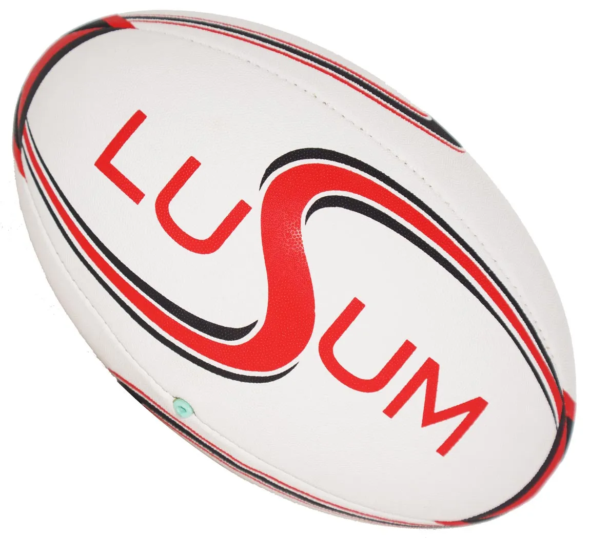 Lusum Optio Match Rugby Ball 3 Pack