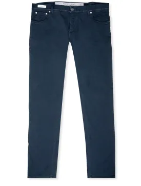 Luxury Denim Cashmere Jeans Navy