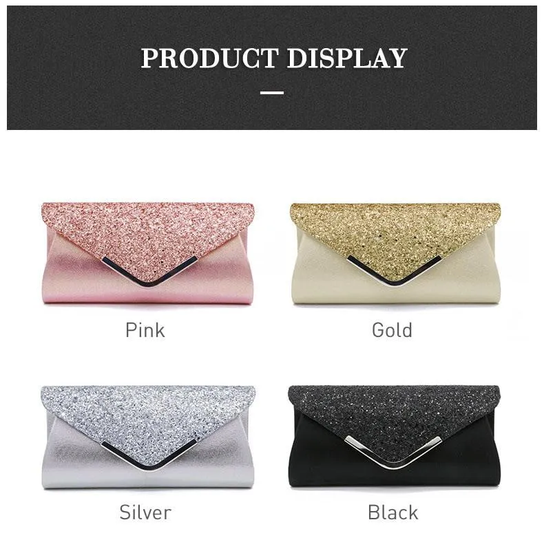 Luxy Moon Sequin Evening Bag Fashion Design Clutch