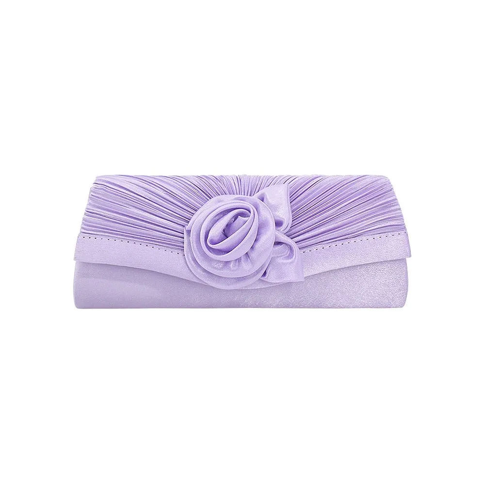 Luxy Moon Women Flower Long Evening Clutch for Party