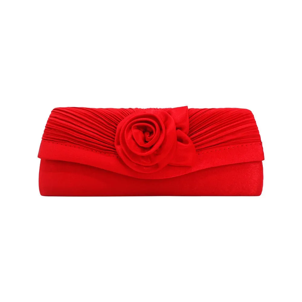 Luxy Moon Women Flower Long Evening Clutch for Party