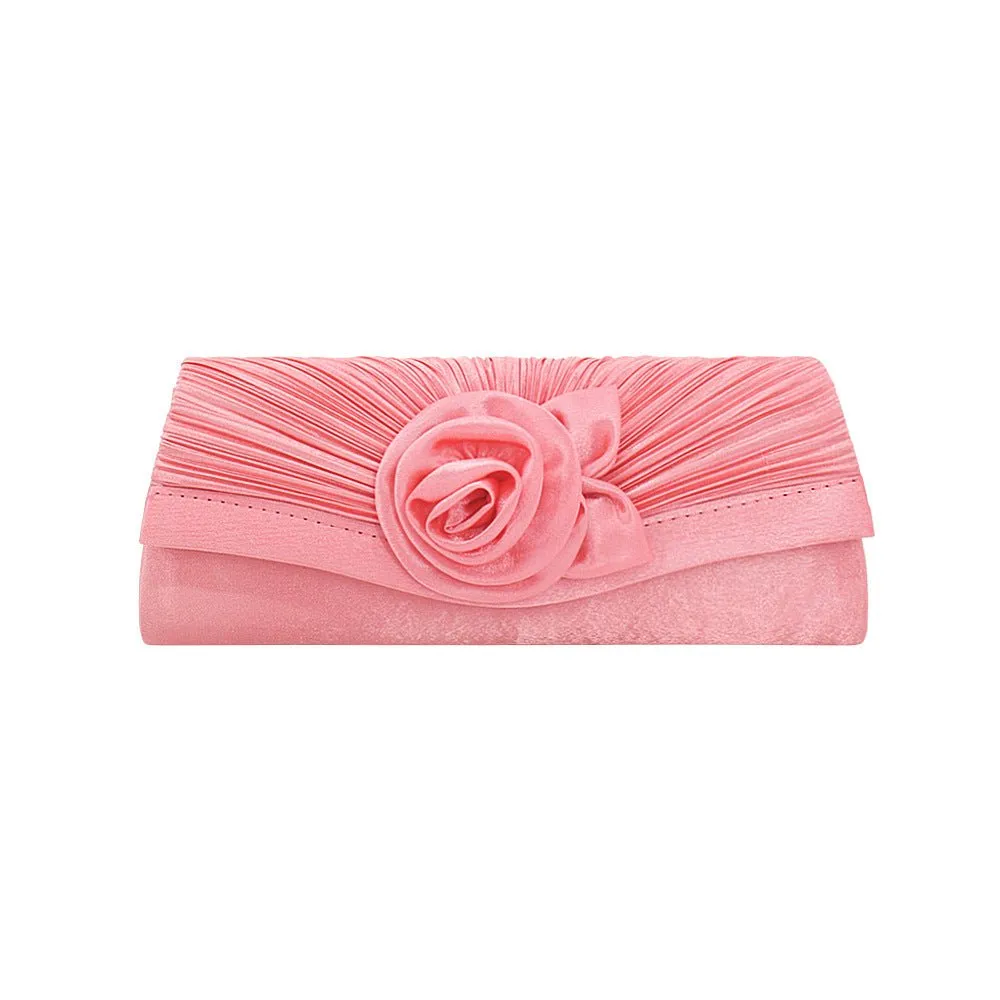 Luxy Moon Women Flower Long Evening Clutch for Party