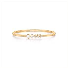 Lydia Gold CZ Ring