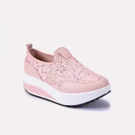 Mabel Pink Slip On Sneakers 0440655