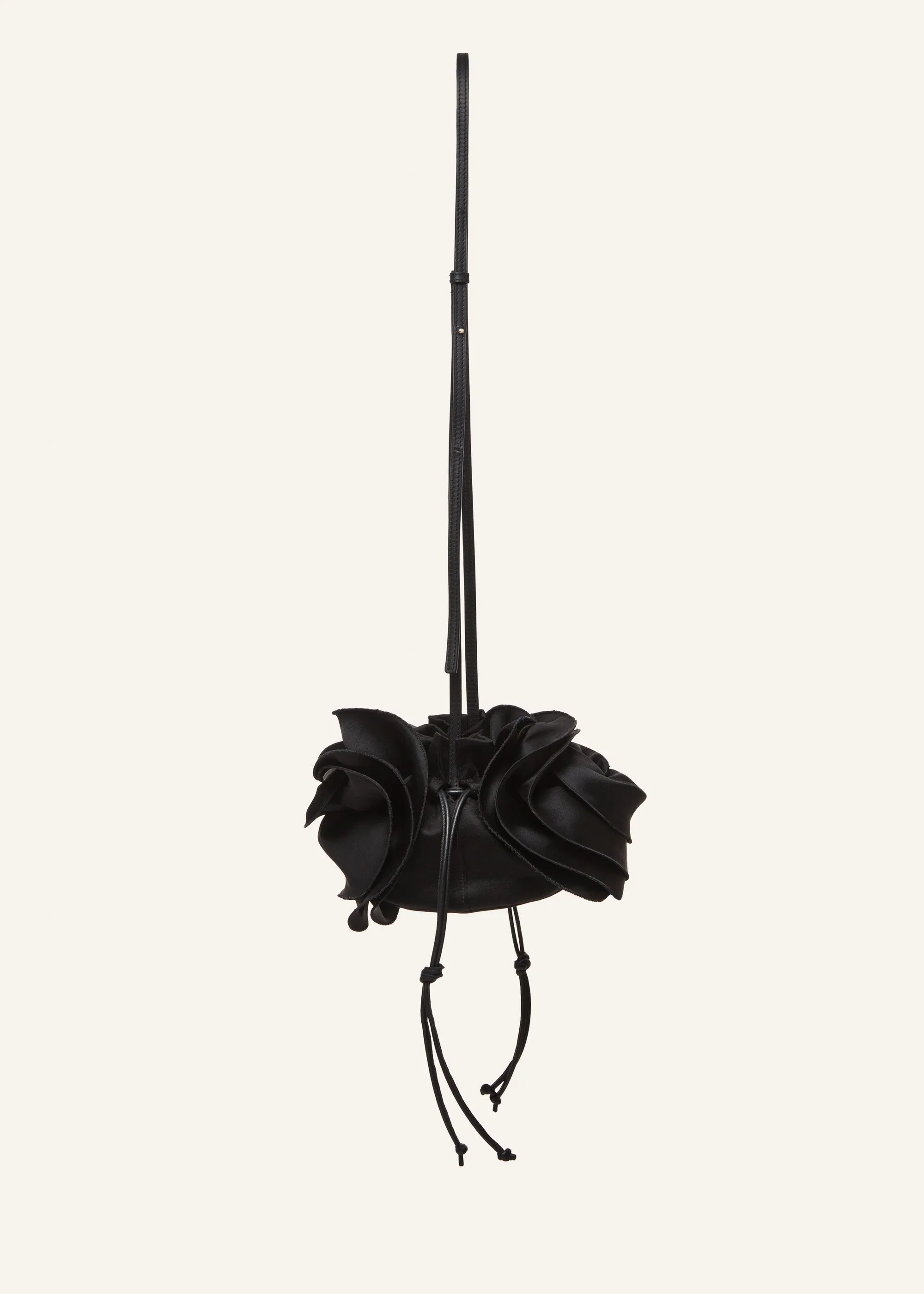 Magda bag in black satin