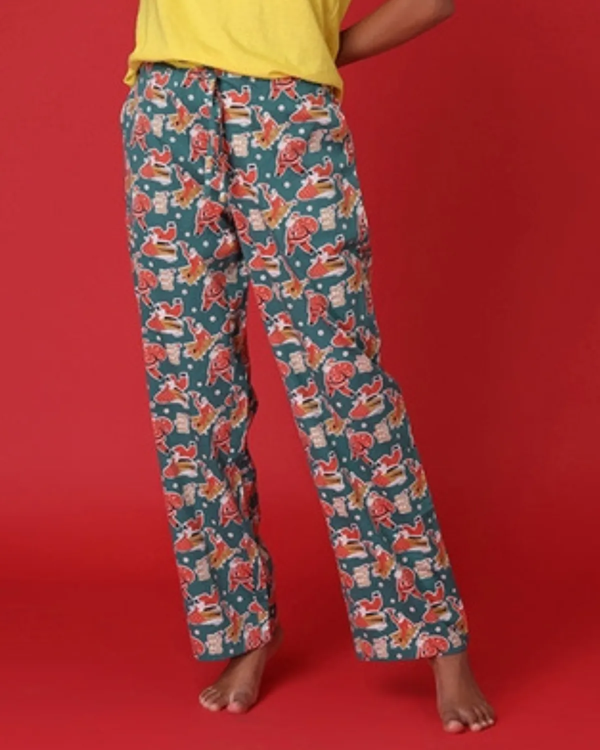 Mahogany Hey Sant Flannel Pajama Pant - N211ps