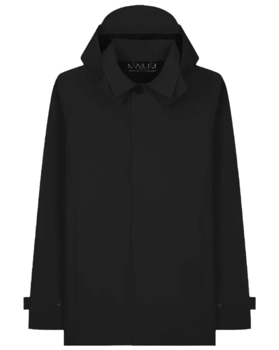 MAIUM Mac short raincoat black unisex