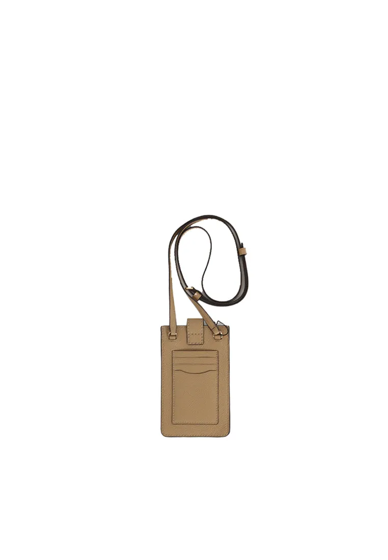 Marc Jacobs The Groove Leather Phone Crossbody bag In Iced Coffee S107L01SP21