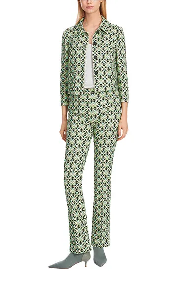 Marccain Mint Floral Pants