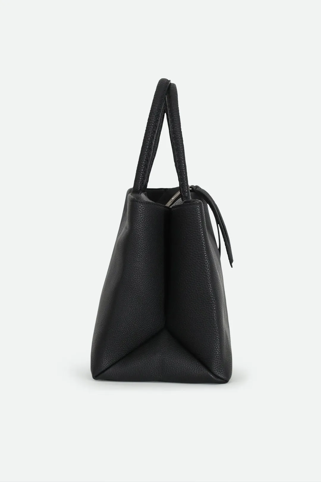 MARCEL HANDBAG IN ITALIAN LEATHER BLACK