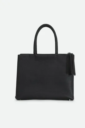 MARCEL HANDBAG IN ITALIAN LEATHER BLACK