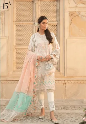 Maria.B. Unstitched Luxe Lawn "Mein Teri Aan" SS'22 D#15A