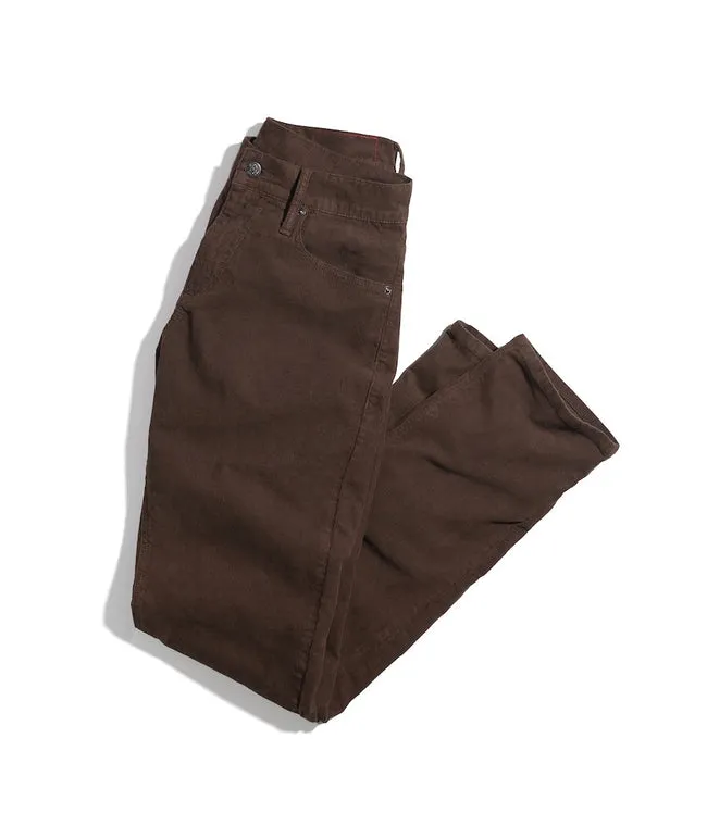 Marine Layer Slim Straight Cambridge Corduroy Pant - French Roast