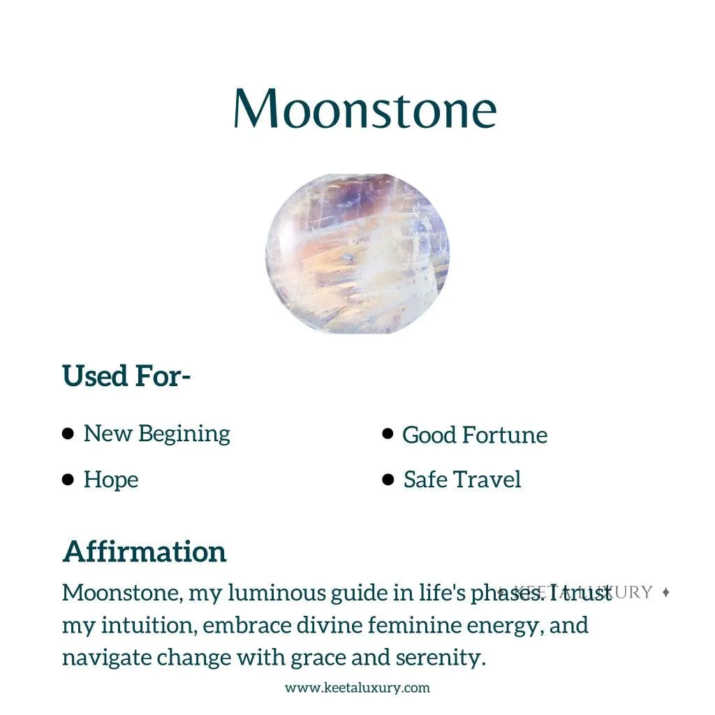 Marine Muse - Moonstone Studs