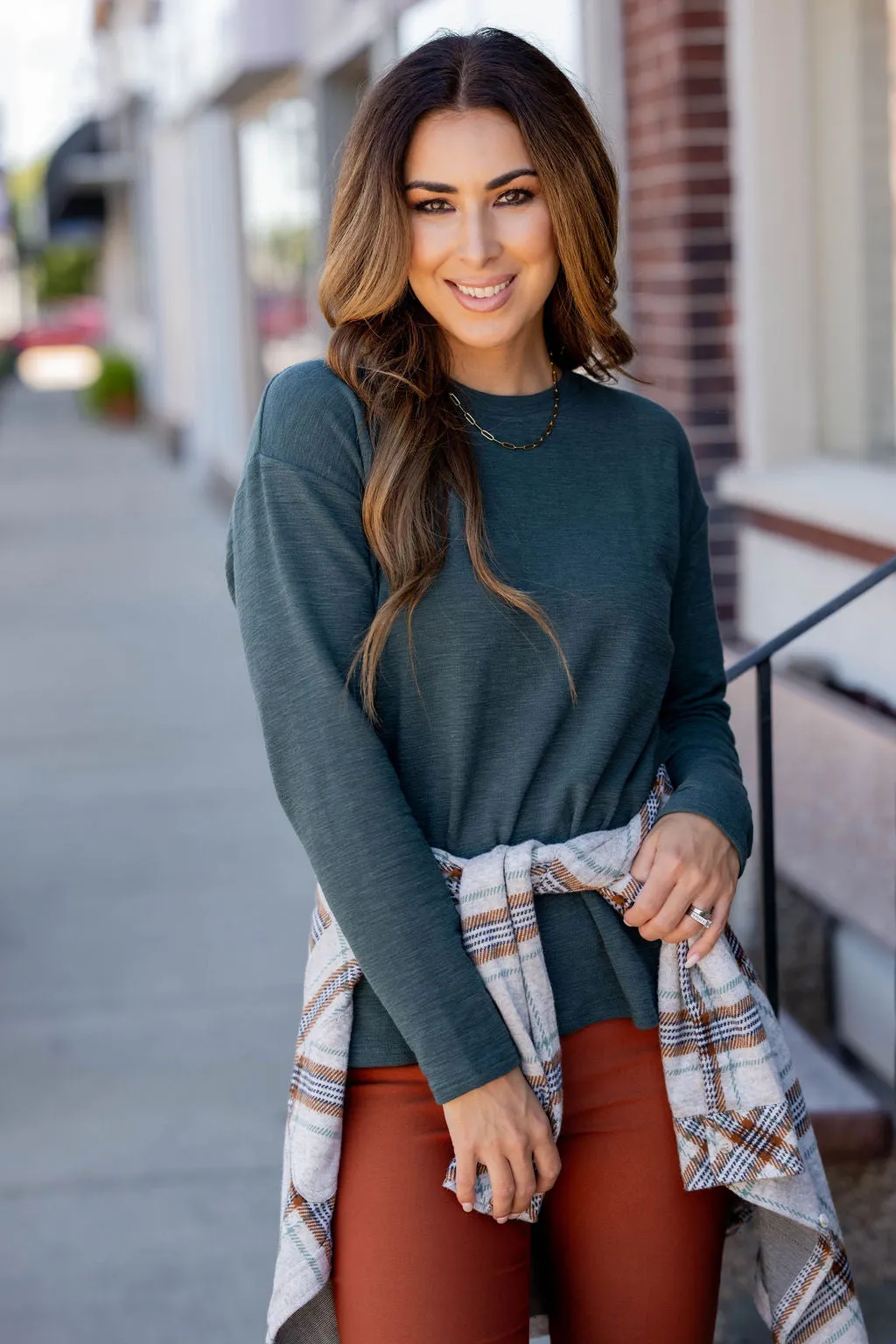 Marled Long Sleeve Tee