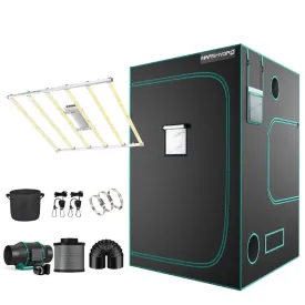 Mars Hydro FC-E 6500 & 5'x5' Complete Grow Tent Kit