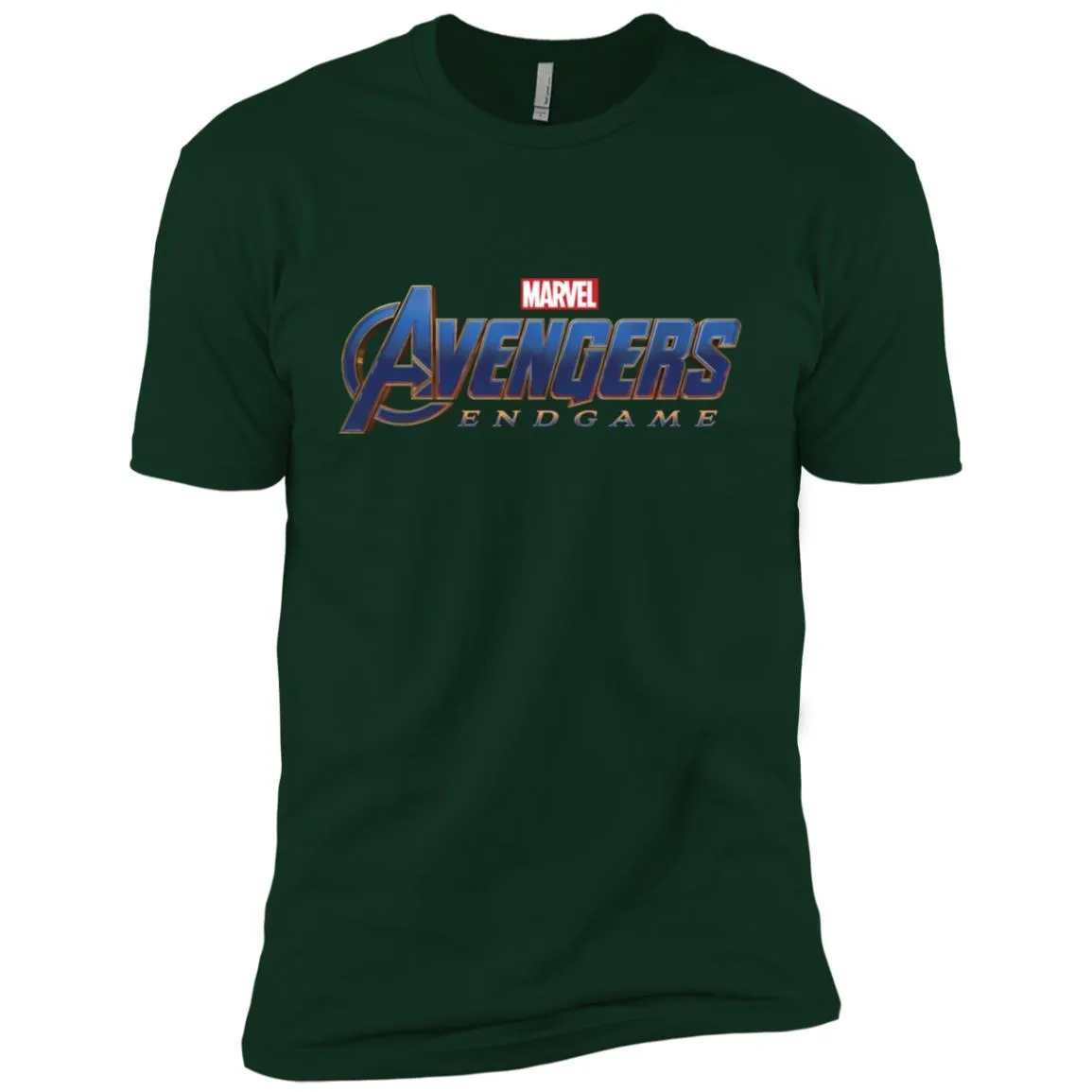 Marvel Avengers Endgame Movie Logo Graphic Men Short Sleeve T-Shirt