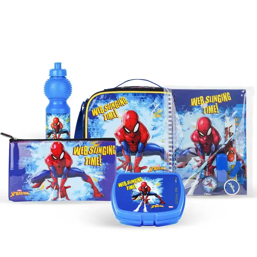 Marvel Spiderman Web Sling Action 6in1 Box Set 18"