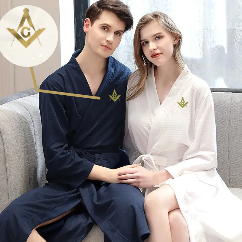 Master Mason Blue Lodge Bathrobe - Various Colors