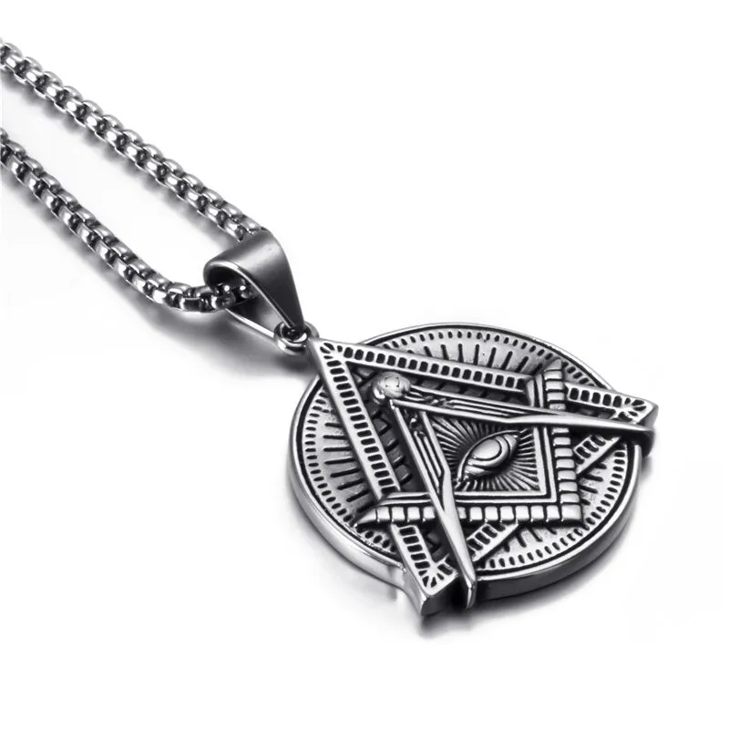 Master Mason Blue Lodge Pendant - Eye of Providence