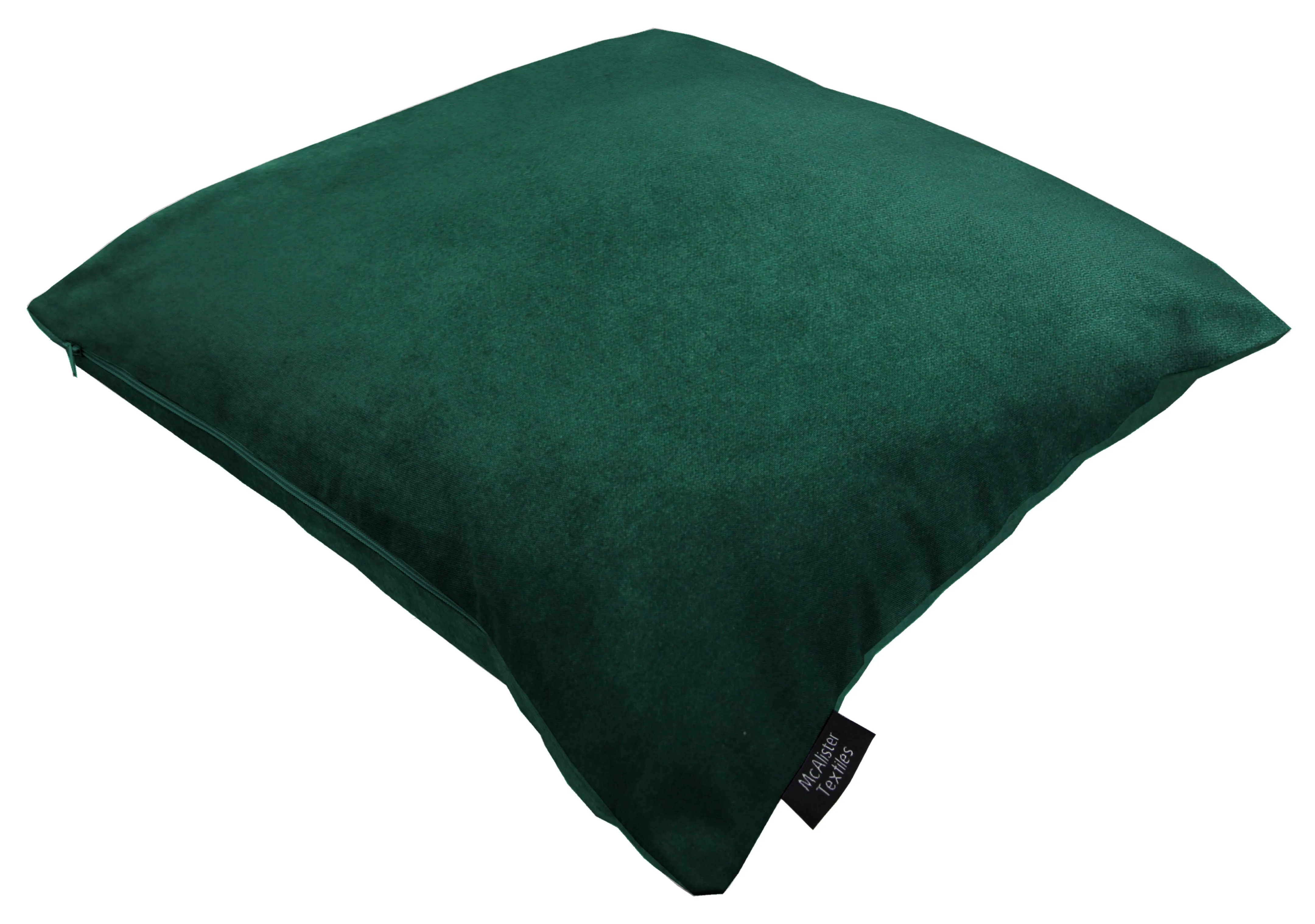 Matt Emerald Velvet Modern Look Plain Cushion