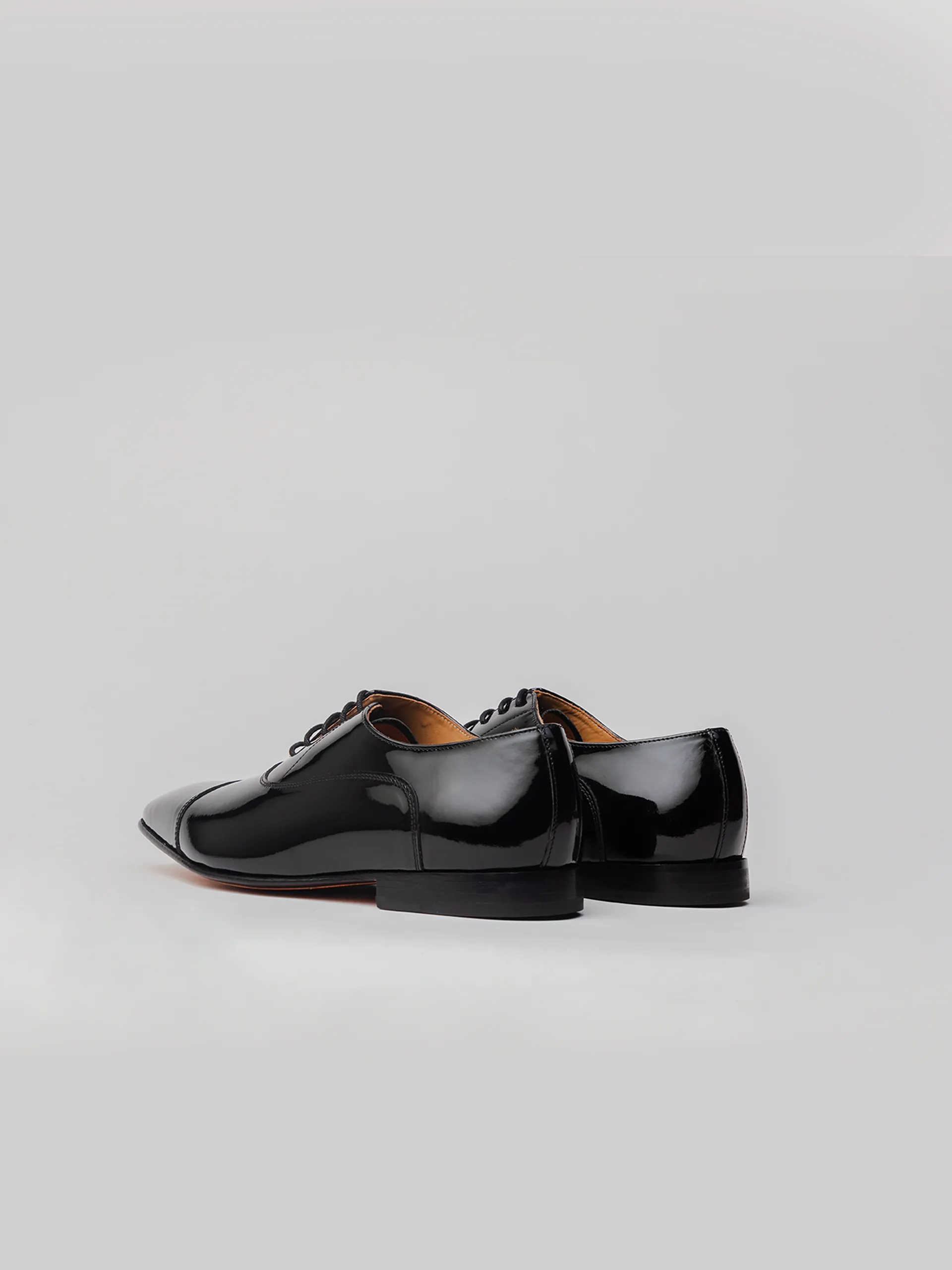 Maverick Toecap Oxford - Patent Black