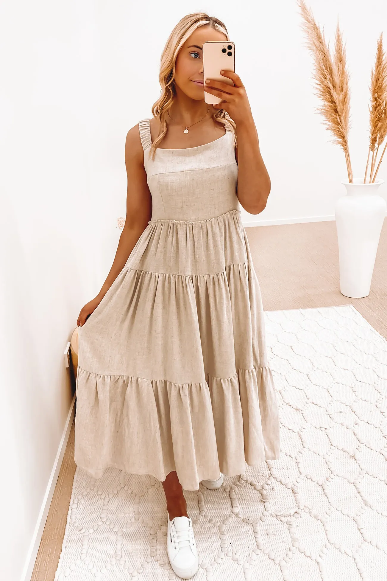 Mavis Maxi Dress Beige