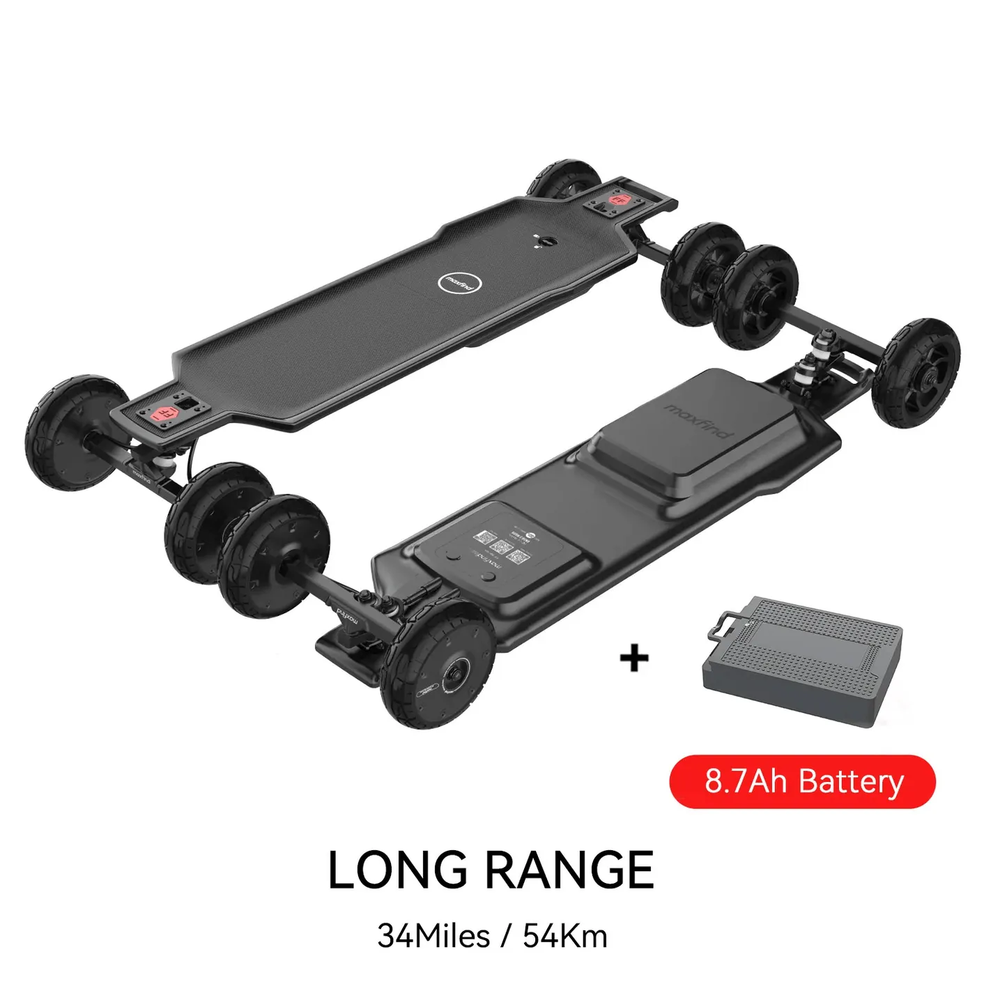 Maxfind FF AT 48V/8.7Ah 3000W Electric Skateboard