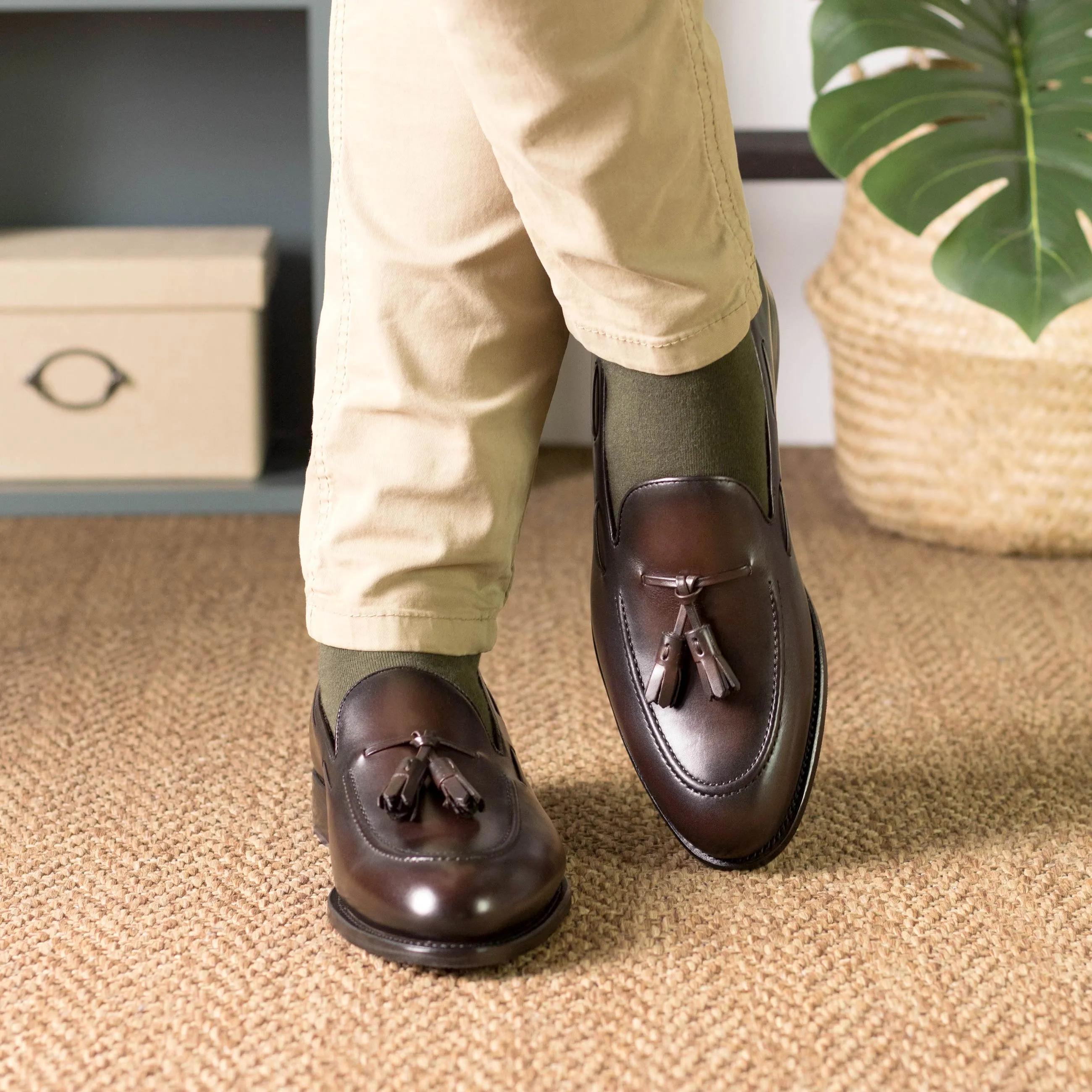 Mayfair Tassel Loafers - Chocolate Brown