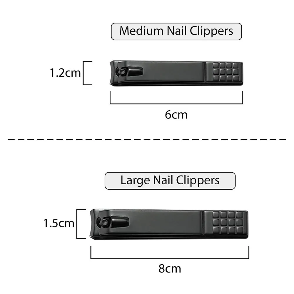 Medium and Large Nail Clipper Set for Men Women