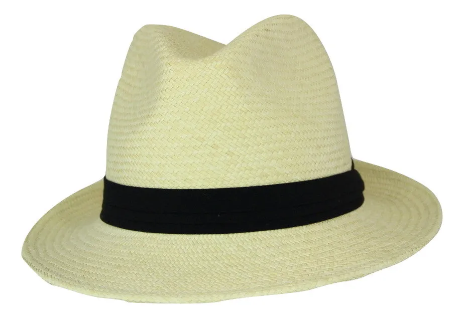 Melbourne Hats Summer Trilby Panama - Natural