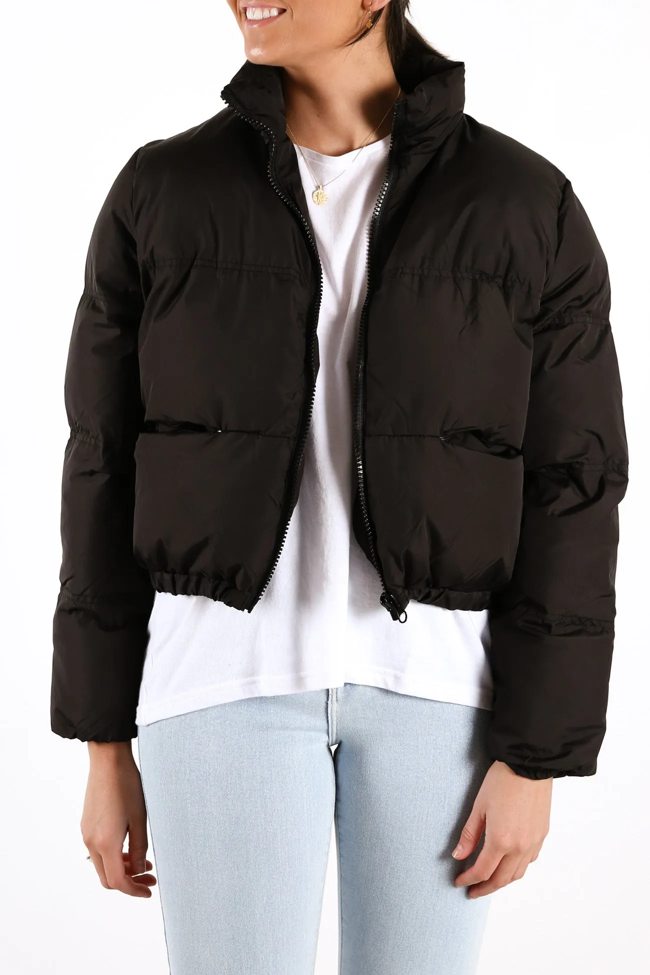 Meline Puffer Jacket Black