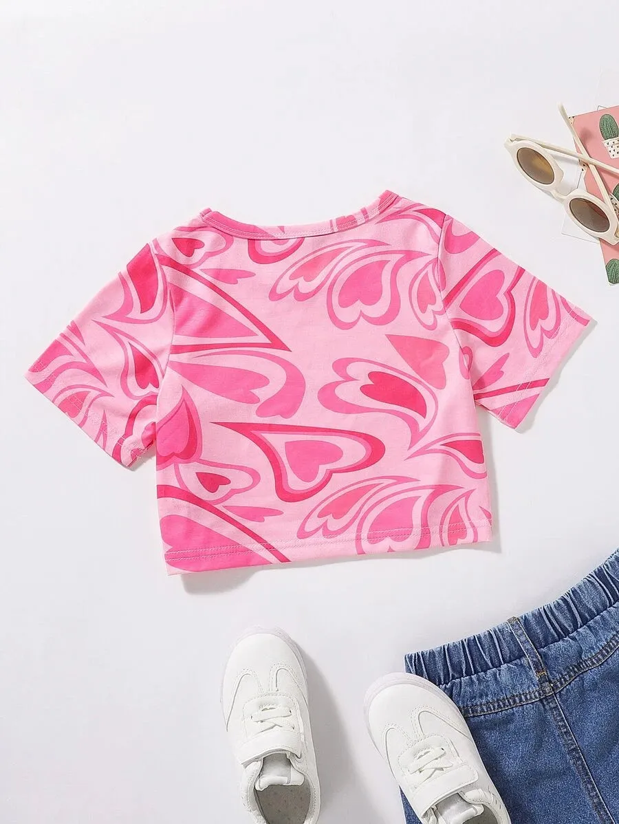 Melting Hearts Crop Top