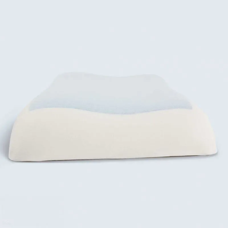 MemoGel Curved Pillow Contour Comfort and Support with Cool Gel Layer