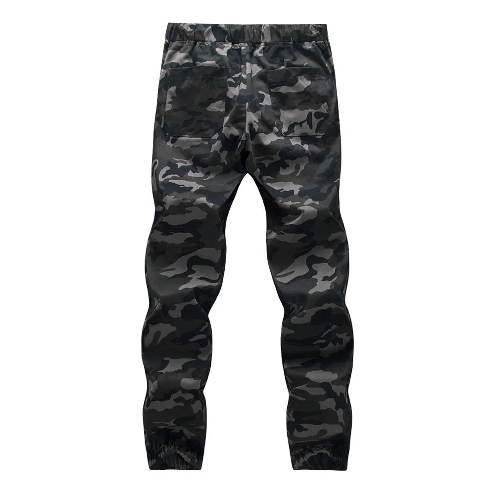 Men Cotton Military  Loose Comfortable Cargo Pants