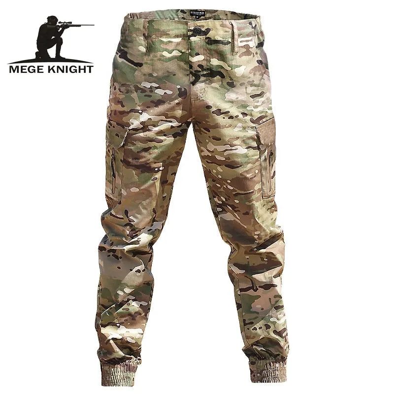 Men Fashion Streetwear Casual Camouflage Cargo Pants