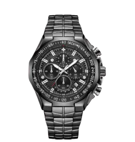 Men Stainless Steel Quartz Sports Chronograph Water Resistant Watches