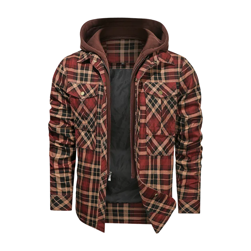 Men Warm Jacket Fleece Thick Autumn Winter Detachable Hoodies Jackets Men Slim Fit Men Clothing