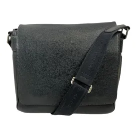 Men's Abbesses Epi Messenger Bag Black