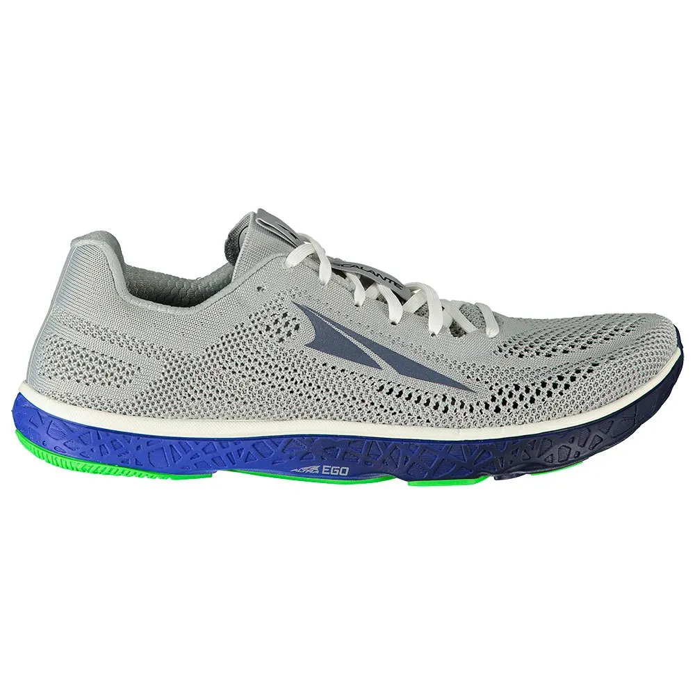 Men's Altra Escalante Racer, Gray/Blue, 8 D Medium