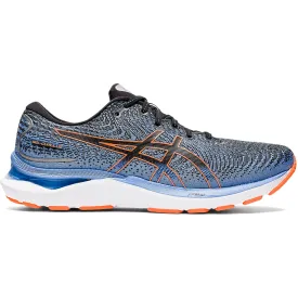 Men's Asics GEL-Cumulus 24, Black/Shocking Orange, 8 2E Wide