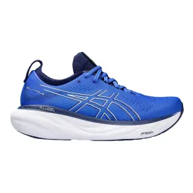 Men's Asics Gel-Nimbus 25, Illusion Blue/Pure Silver, 11.5 2E Wide