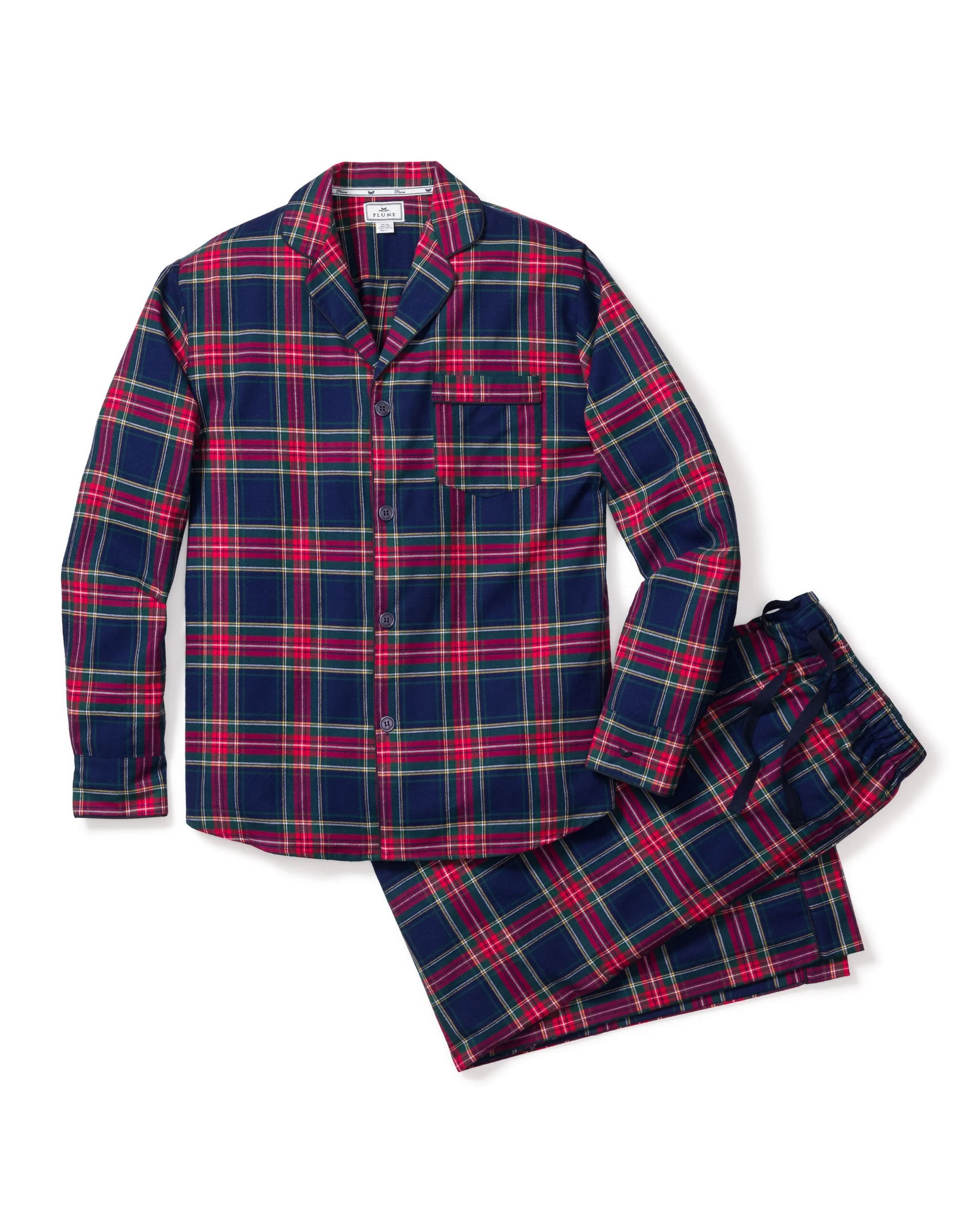 Men's Brushed Cotton Pajama Set | Windsor Tartan