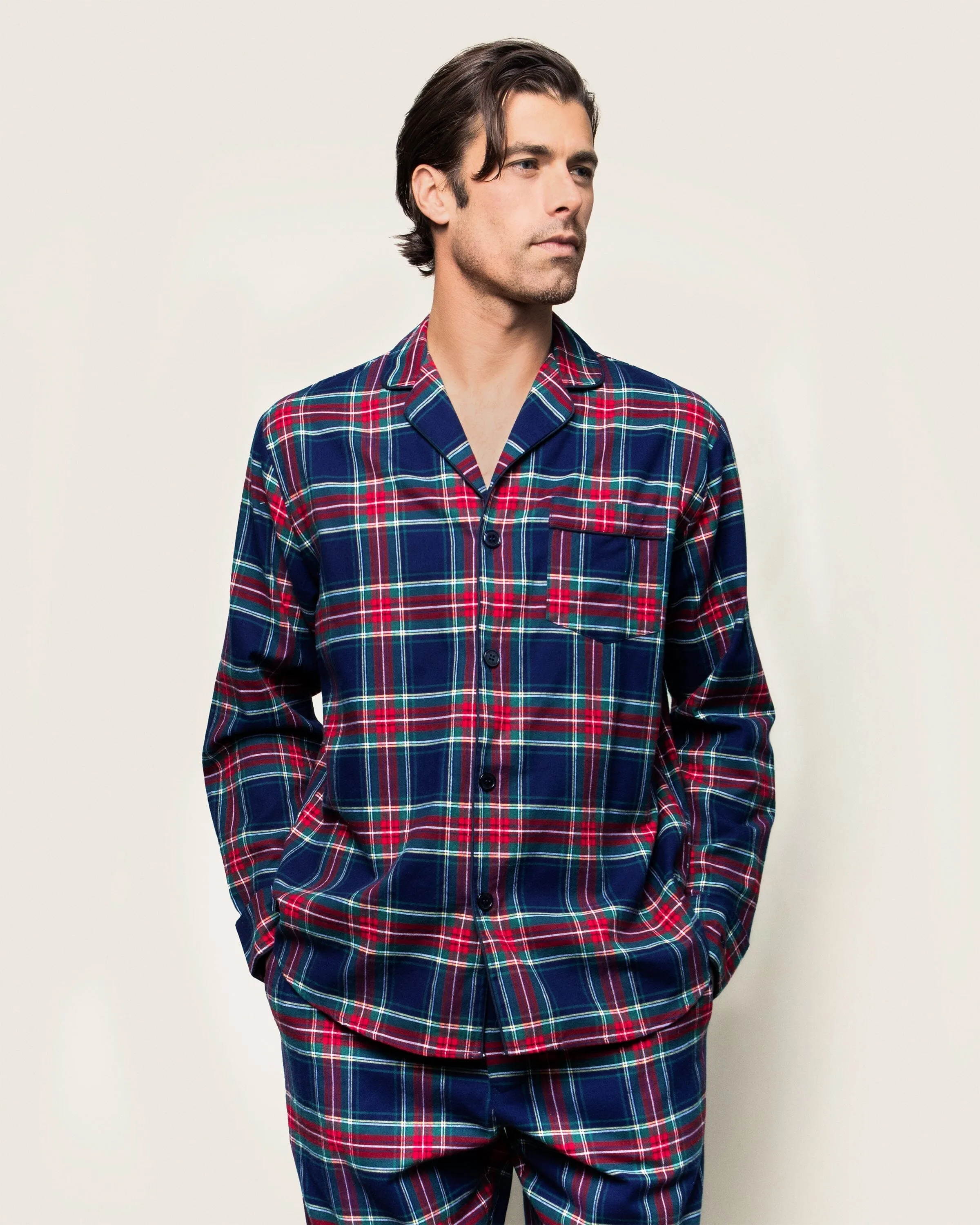 Men's Brushed Cotton Pajama Set | Windsor Tartan