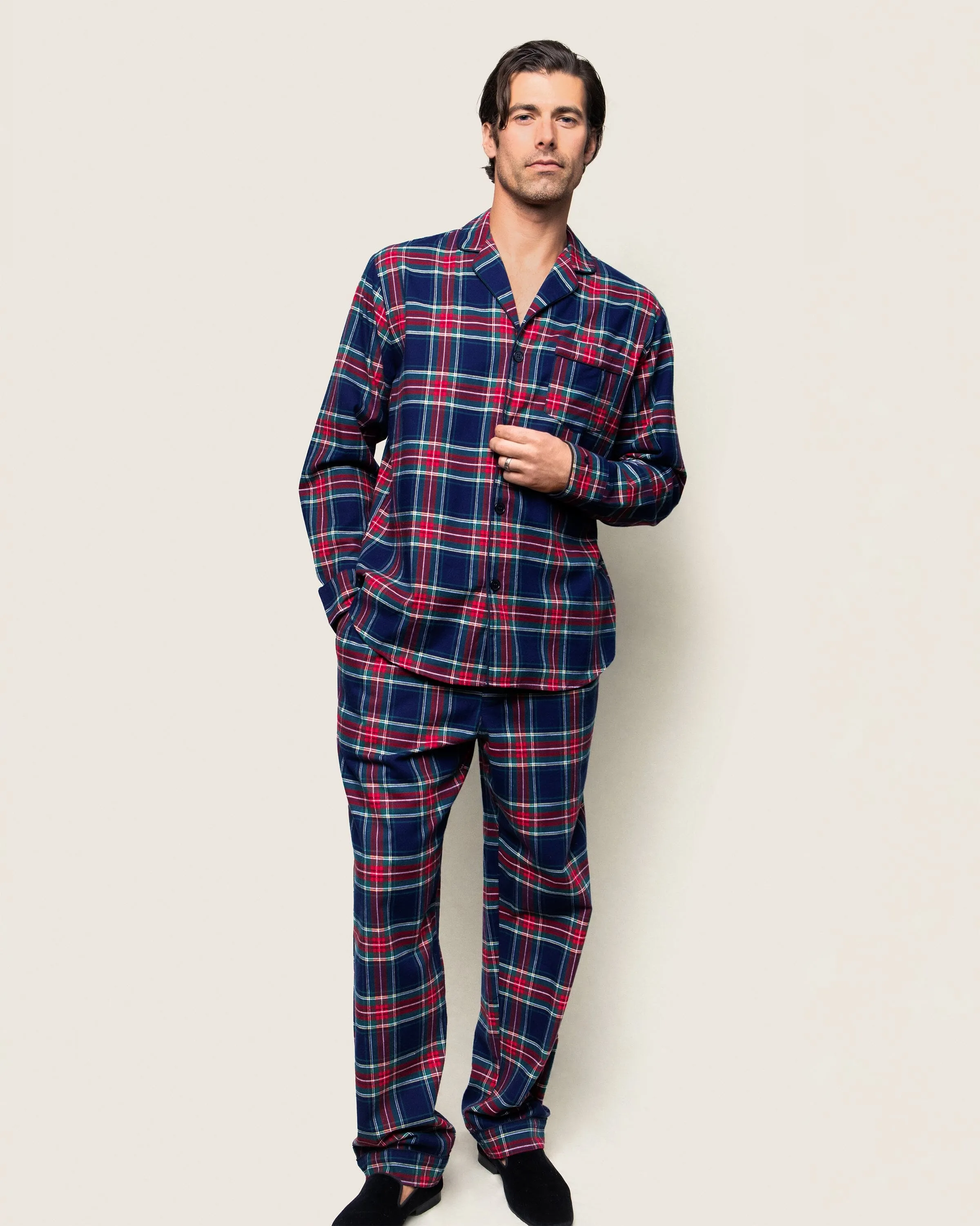 Men's Brushed Cotton Pajama Set | Windsor Tartan