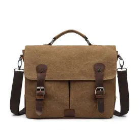 Men's Canvas Laptop Messenger Bag - Fits 13" Laptop