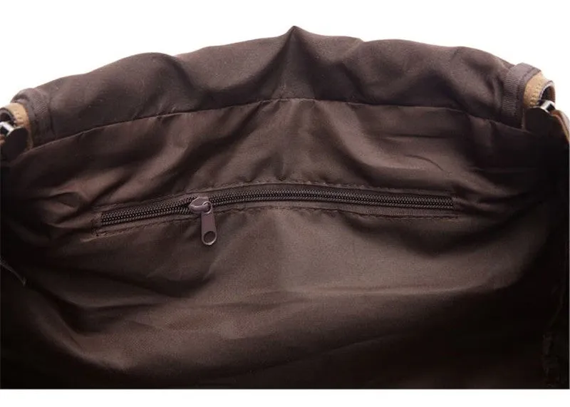 Men's Carry On Canvas Travel Duffel Bag